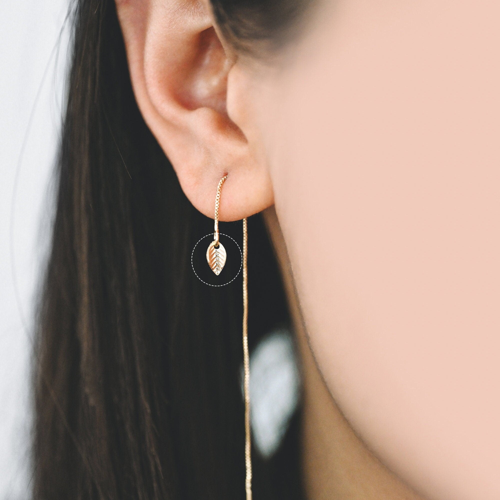 20pcs Gold plated Brass Leaf Charm Pendants 7x4mm (GB-874)